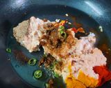 A picture of step 4 of Chicken Keema and Vegetables Kachori.