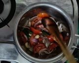 A picture of step 2 of Creamy Butter Chicken Pasta.