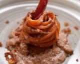 Foto del paso 5 de la receta: Espaguettis picantes con salsa de rovellons y jamón