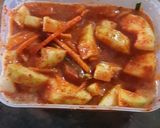 Hình bước làm 4 của món Kim chi đu đủ chay