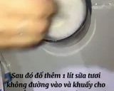 Hình bước làm 2 của món Sữa chua úp ngược