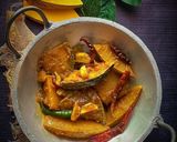 খোসা ও বিচি সহ মিস্টি কুমড়ার নিরামিষ রেসিপির ধাপ 4 ছবি