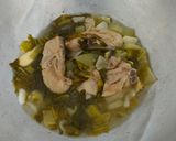 Foto langkah ke 5 dari resep Ayam Sayur Asin 3S.