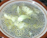 Foto langkah ke 4 dari resep 38#- es serut melon selasih.