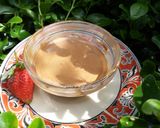 A picture of step 2 of Dalgona Coffee Cake frosting.
