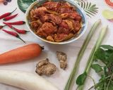 Hình bước làm 1 của món Bánh mì bò kho