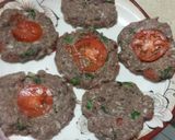 A picture of step 8 of Chapli kabab.