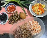 Hình bước làm 1 của món SP.0931 - Cơm Trộn Thập Cẩm