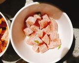 รูปขั้นตอนการทำที่ 1 ของ ข้าวผัดแหนม กุนเชียง มั่ว ๆ แต่อร่อย