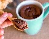 Foto del paso 4 de la receta: Mug cake proteico de chocolate 🍫🤸‍♀️