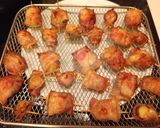 Baconbe göngyölt gomba air fryerben salátával recept fázis 3 fotója