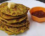 A picture of step 6 of Jowar pan cake.