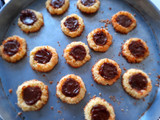 Pepas de coco con dulce de leche
