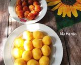 Hình bước làm 4 của món Bánh dứa Đài Loan hình thú.🐟🐻
