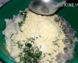 A picture of step 4 of Vadai using wasted rice.