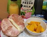 Foto langkah ke 1 dari resep Jus Mangga Jeruk Bali.