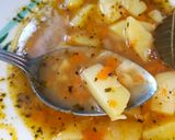 A picture of step 6 of Split pea soup.
