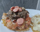 Foto del paso 9 de la receta: Arepa rellena de carne🫓, queso🥩 y ensalada🥯🧀