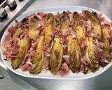 Une image de l'étape 11 de Endives braisées au bouillon de gambas, thym frais et jambon cru.