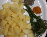 A picture of step 2 of Potato Poha.