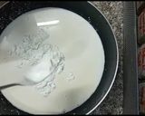A picture of step 4 of Rose Mahalabia (Arabian dessert) Milk pudding.