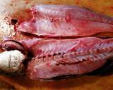 Steamed Bhetki (Barramundi fish) with Gondhoraj lebu recipe step 1 photo