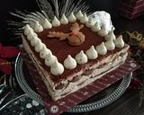 Foto langkah ke 13 dari resep Tiramisu Birthday Cake🎂.