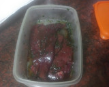 Foto del paso 1 de la receta: Hígado al ajillo a la plancha con salteado de verduras