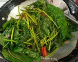 Foto langkah ke 3 dari resep Tumis Daun Ubi Jalar.