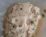 A picture of step 2 of Amaranth flour muthiya.