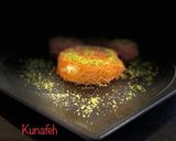 A picture of step 10 of Kunafeh.
