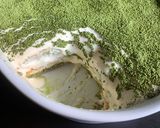 A picture of step 10 of Matcha ‘Tiramisu’.