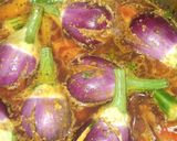 A picture of step 5 of Stuffed Brinjal Drumstick Sabzi.