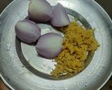 A picture of step 1 of Shalgam ki Sabji.