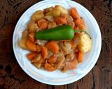 A picture of step 8 of Carrot with potato 🥕🥕🥔🥔.