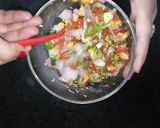 A picture of step 1 of Pizza cups.