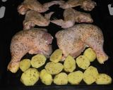 Foto del paso 2 de la receta: Pollo al horno con papas
