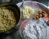 A picture of step 1 of Chickpea peda.