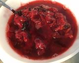 Une image de l'étape 5 de Compote de pêches de vigne et pruneaux.