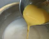 A picture of step 3 of Chocolate Custard.