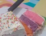 Foto langkah ke 10 dari resep Rainbow Cake Panggang.