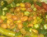 Lady finger with onion and karonde(karissa carandas) recipe step 3 photo