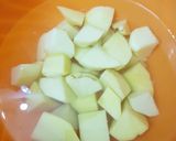 A picture of step 7 of Aalu palak.