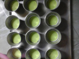 Cup cake pandan