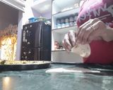 A picture of step 9 of Sabudana minty flavour samosa.