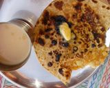 A picture of step 6 of Aloo Stuffed Paratha.
