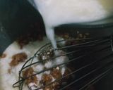 A picture of step 4 of Aata jaggery cake.