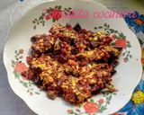 Foto del paso 3 de la receta: Huevo con longaniza de soya