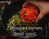 A picture of step 3 of Brown rice vegetable biryani.