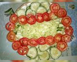A picture of step 1 of Different designs of coleslaw.